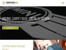 Tablet Screenshot of corinthian-rugs.com